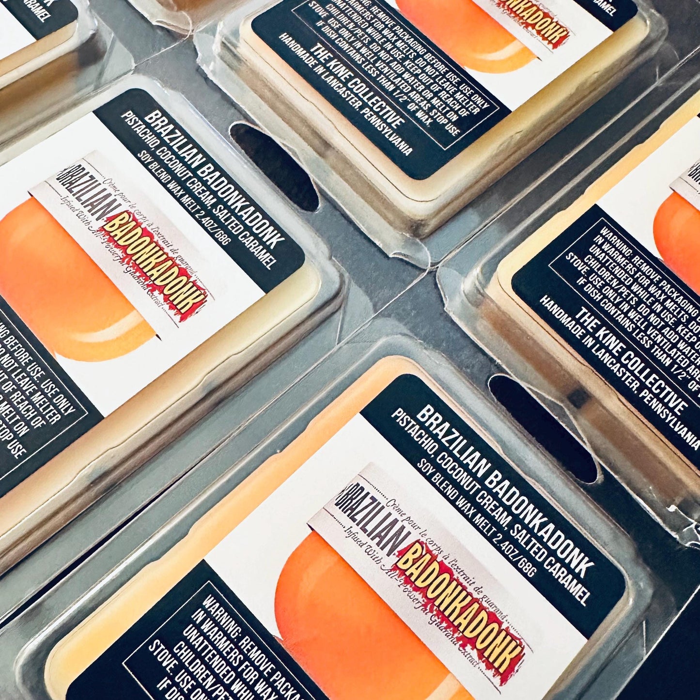 Brazilian Badonkadonk - Pistachio, Coconut Cream, Salted Caramel 2.4oz Artisan Soy Wax Melts