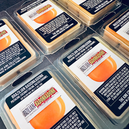 Brazilian Badonkadonk - Pistachio, Coconut Cream, Salted Caramel 2.4oz Artisan Soy Wax Melts
