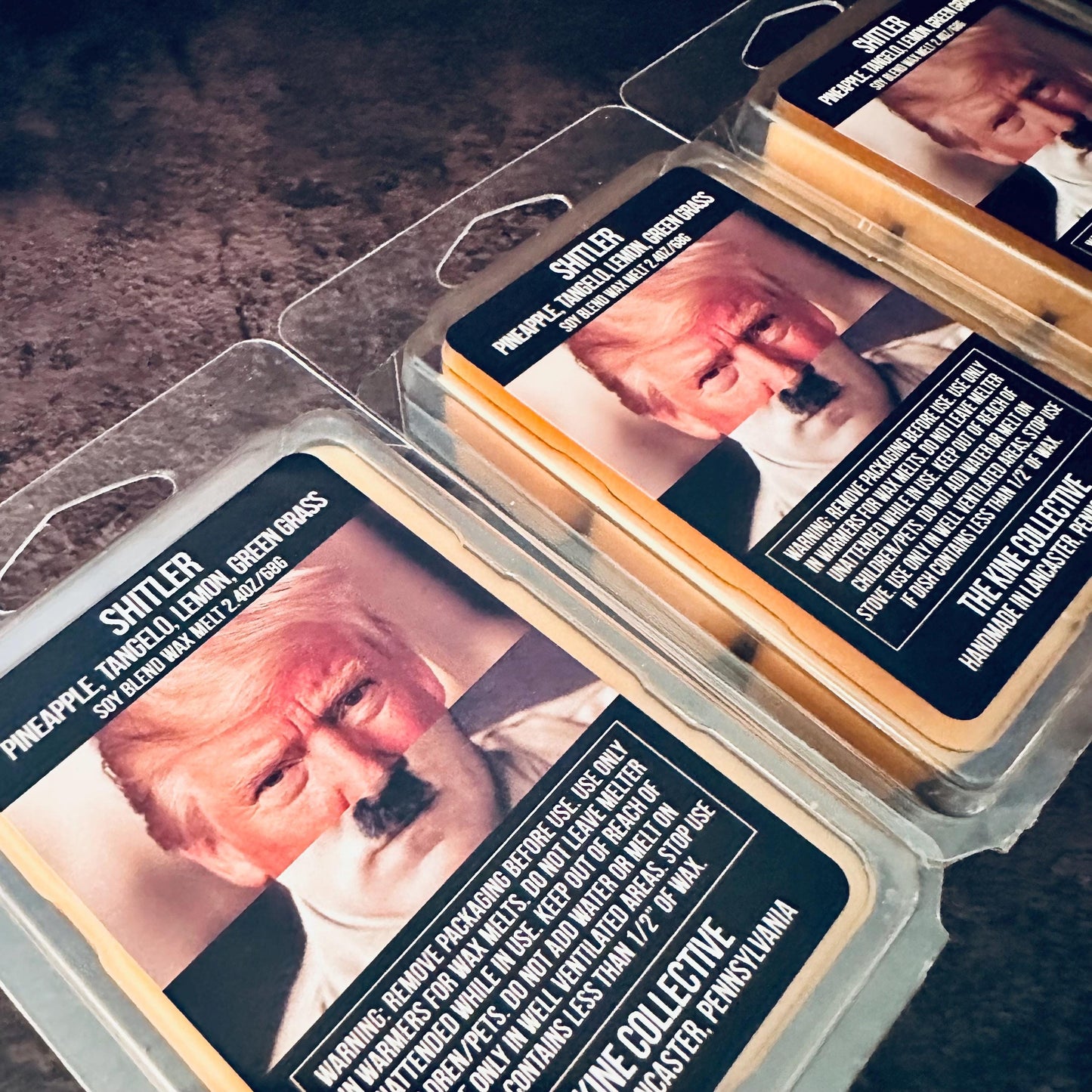 Shitler - Pineapple, Lemon, Mandarin, Herbal 2.4oz Artisan Soy Wax Melts