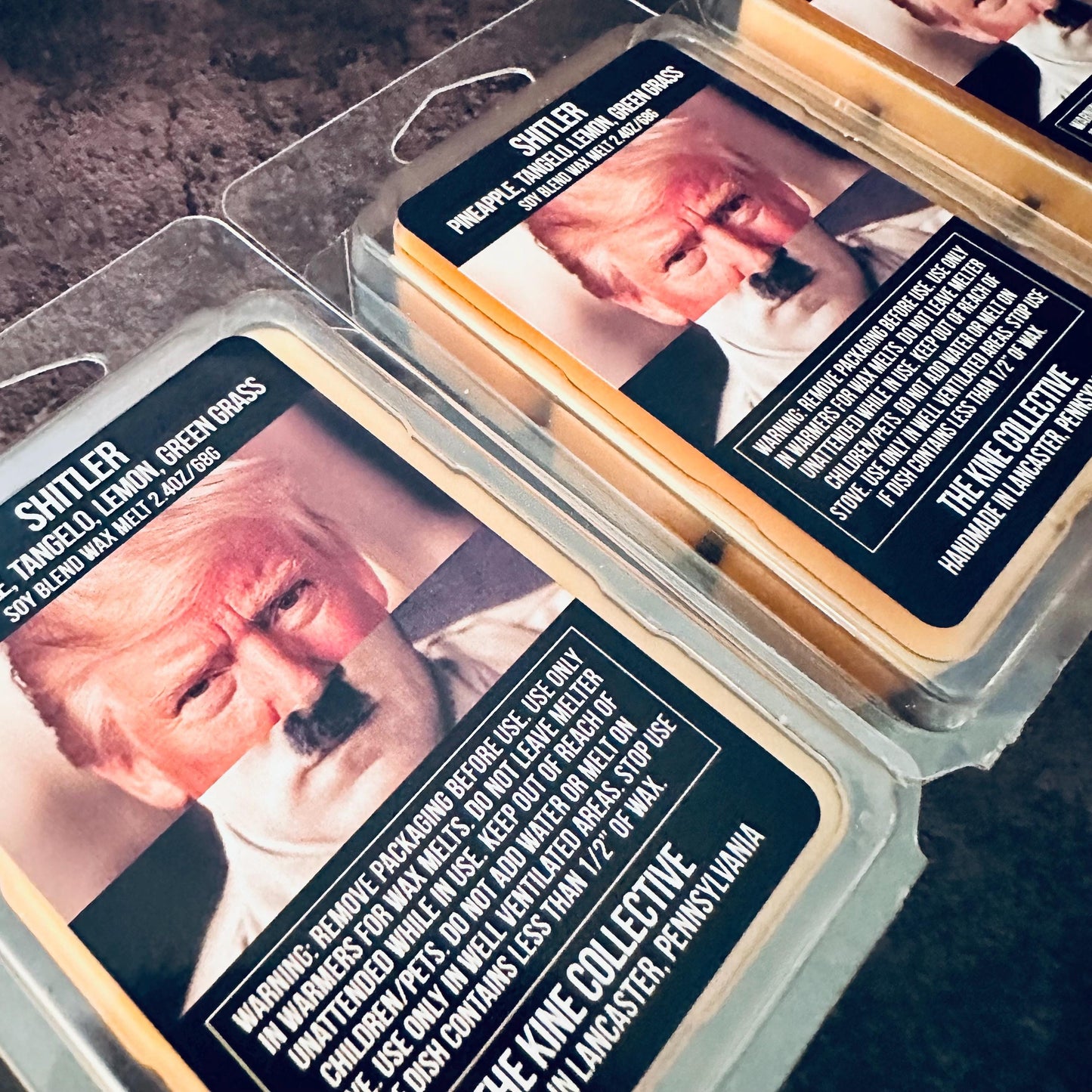 Shitler - Pineapple, Lemon, Mandarin, Herbal 2.4oz Artisan Soy Wax Melts