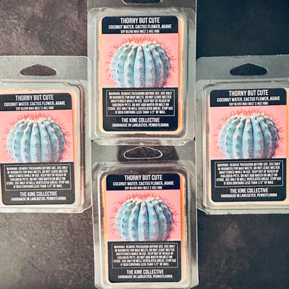 Thorny But Cute - Coconut Water, Cactus Flower, Agave, Jasmine 2.4oz Artisan Soy Wax Melts