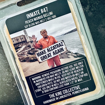 Inmate #47 - Peach Mango Bellini 2.4oz Artisan Soy Wax Melts