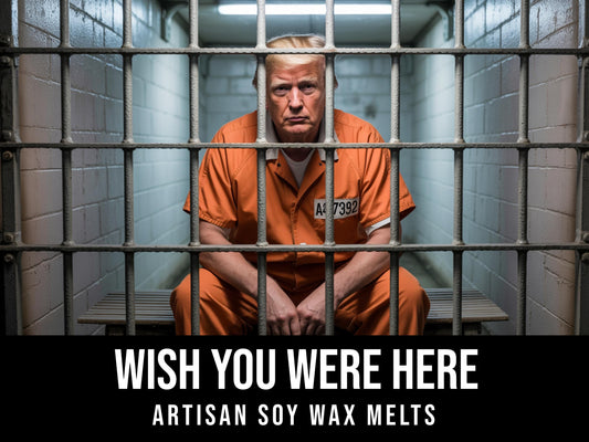 Wish You Were Here - Petitgrain, Woods, Musk, Grapefruit 2.4oz Artisan Soy Wax Melts