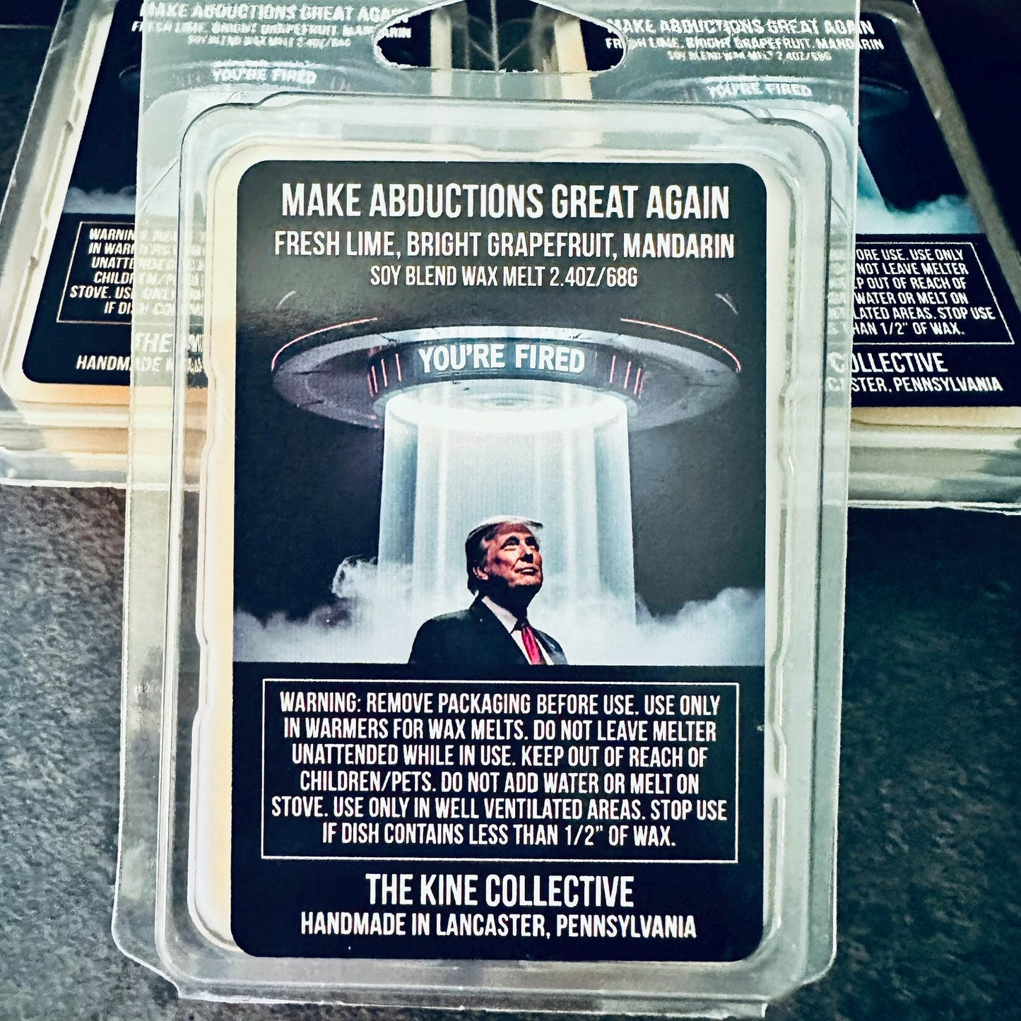 Make Abductions Great Again - Lime, Grapefruit, Mandarin 2.4oz Artisan Soy Wax Melts