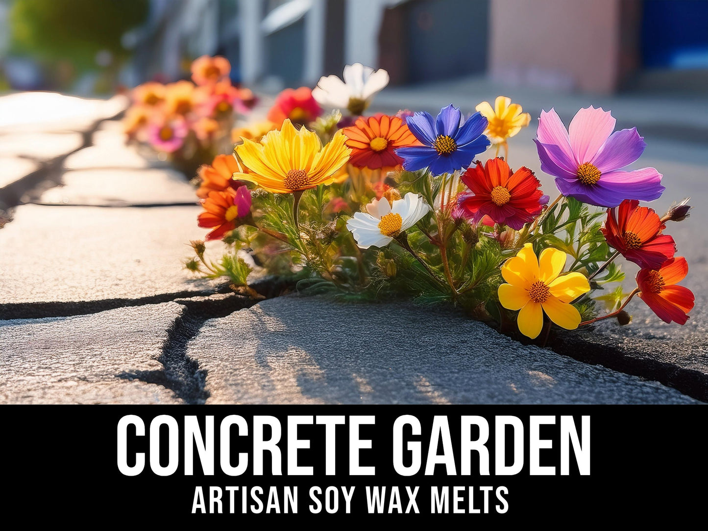 Concrete Garden - Angelica, Lingonberry, Tuberose, Jasmine Sambac 2.4oz Artisan Soy Wax Melts