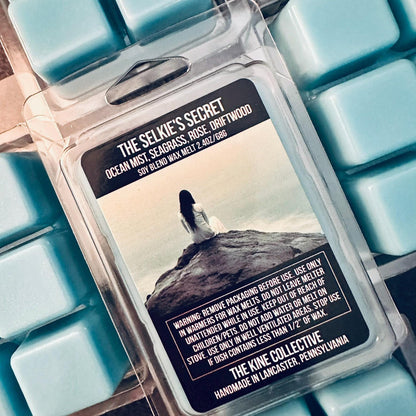 The Selkie's Secret - Ocean Mist, Seagrass, Faded Rose, Driftwood 2.4oz Artisan Soy Wax Melts