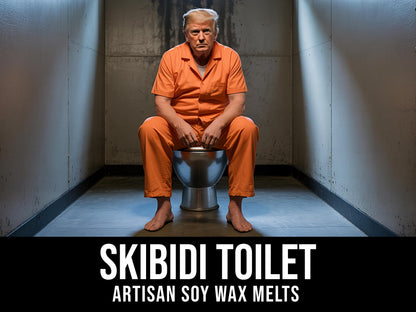 Skibidi Toilet - Apple, Orange, Clove, Cinnamon 2.4oz Artisan Soy Wax Melts