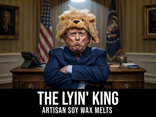 The Lyin' King - Champagne, White Peach, Grapefruit, Ginger 2.4oz Artisan Soy Wax Melts