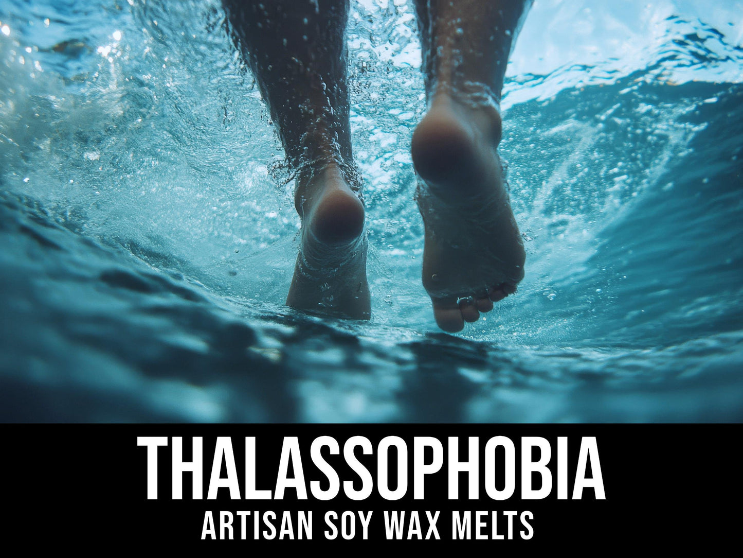 Thalassophobia - Sea Salt, Peppercorn, Kelp, Patchouli 2.4oz Artisan Soy Wax Melts