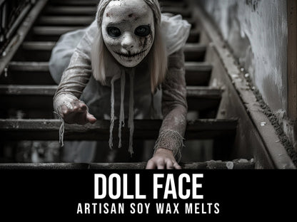 Doll Face - Tobacco Leaf, Vanilla, Spice, Patchouli 2.4oz Artisan Soy Wax Melts