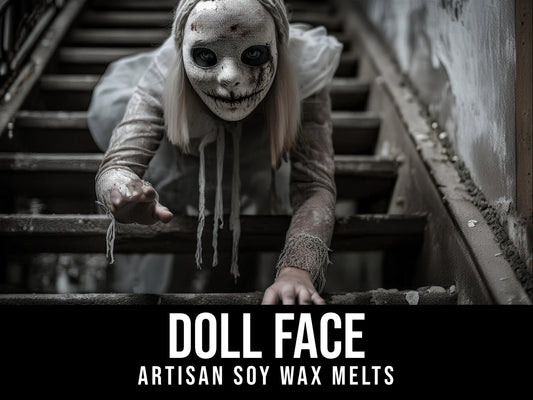 Doll Face - Tobacco Leaf, Vanilla, Spice, Patchouli 2.4oz Artisan Soy Wax Melts
