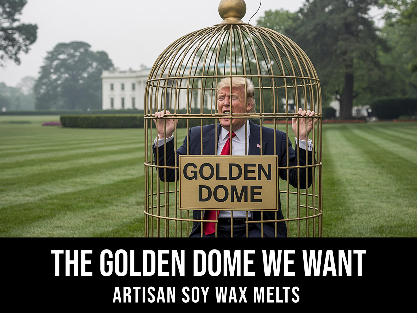 The Golden Dome We Want - Radiant, Gilded Mandarin 2.4oz Artisan Soy Wax Melts