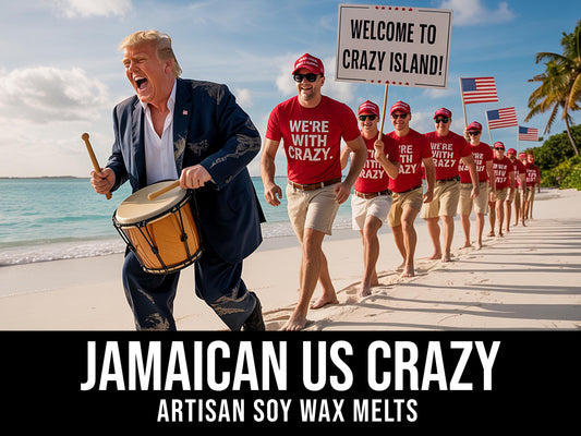 Jamacian Us Crazy - Tropically Fruity, Coconutty Coconut 2.4oz Artisan Soy Wax Melts