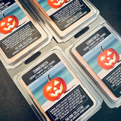 Summerween - Coconut, Pumpkin, Caramel, Tonka Bean 2.4oz Artisan Soy Wax Melts