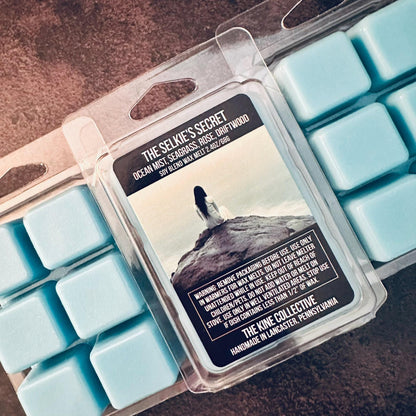 The Selkie's Secret - Ocean Mist, Seagrass, Faded Rose, Driftwood 2.4oz Artisan Soy Wax Melts