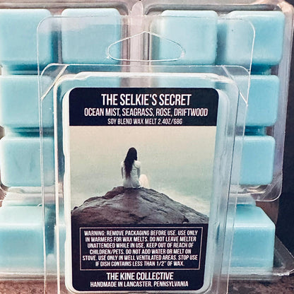 The Selkie's Secret - Ocean Mist, Seagrass, Faded Rose, Driftwood 2.4oz Artisan Soy Wax Melts