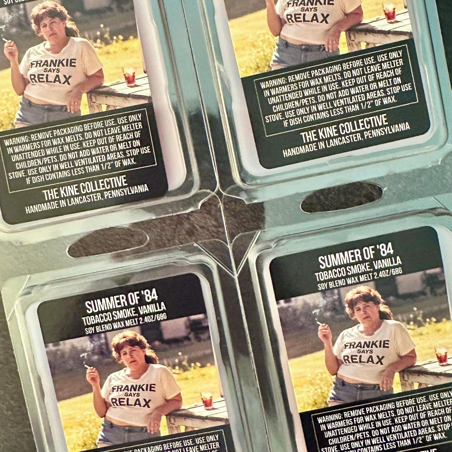 Summer of '84 - Tobacco Smoke, Vanilla Body Spray 2.4oz Artisan Soy Wax Melts