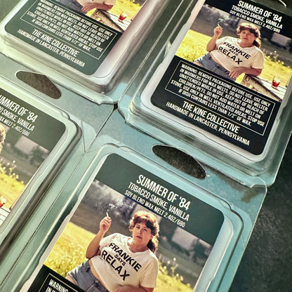Summer of '84 - Tobacco Smoke, Vanilla Body Spray 2.4oz Artisan Soy Wax Melts