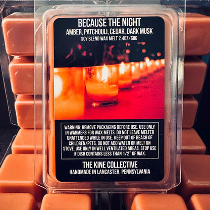 Because The Night - Amber, Patchouli, Cedar, Dark Musk