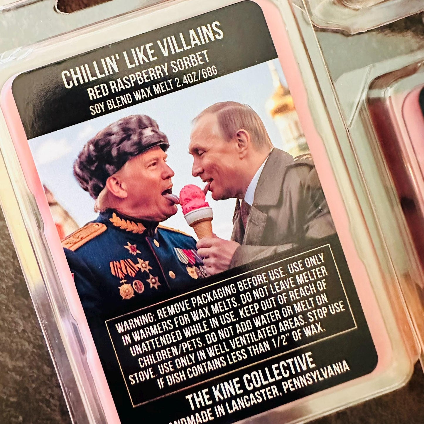 Chillin Like Villains - Red Raspberry Sorbet 2.4oz Artisan Soy Wax Melts