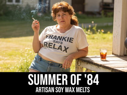 Summer of '84 - Tobacco Smoke, Vanilla Body Spray 2.4oz Artisan Soy Wax Melts