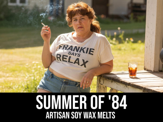 Summer of '84 - Tobacco Smoke, Vanilla Body Spray 2.4oz Artisan Soy Wax Melts