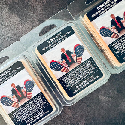 Clown Shoes -  Peach Candy, Fruity Boba, Creamy Milk 2.4oz Artisan Soy Wax Melts
