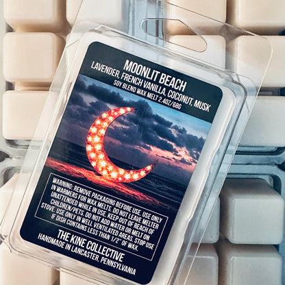 Moonlit Beach - Lavender, French Vanilla, Coconut 2.4oz Artisan Soy Wax Melts