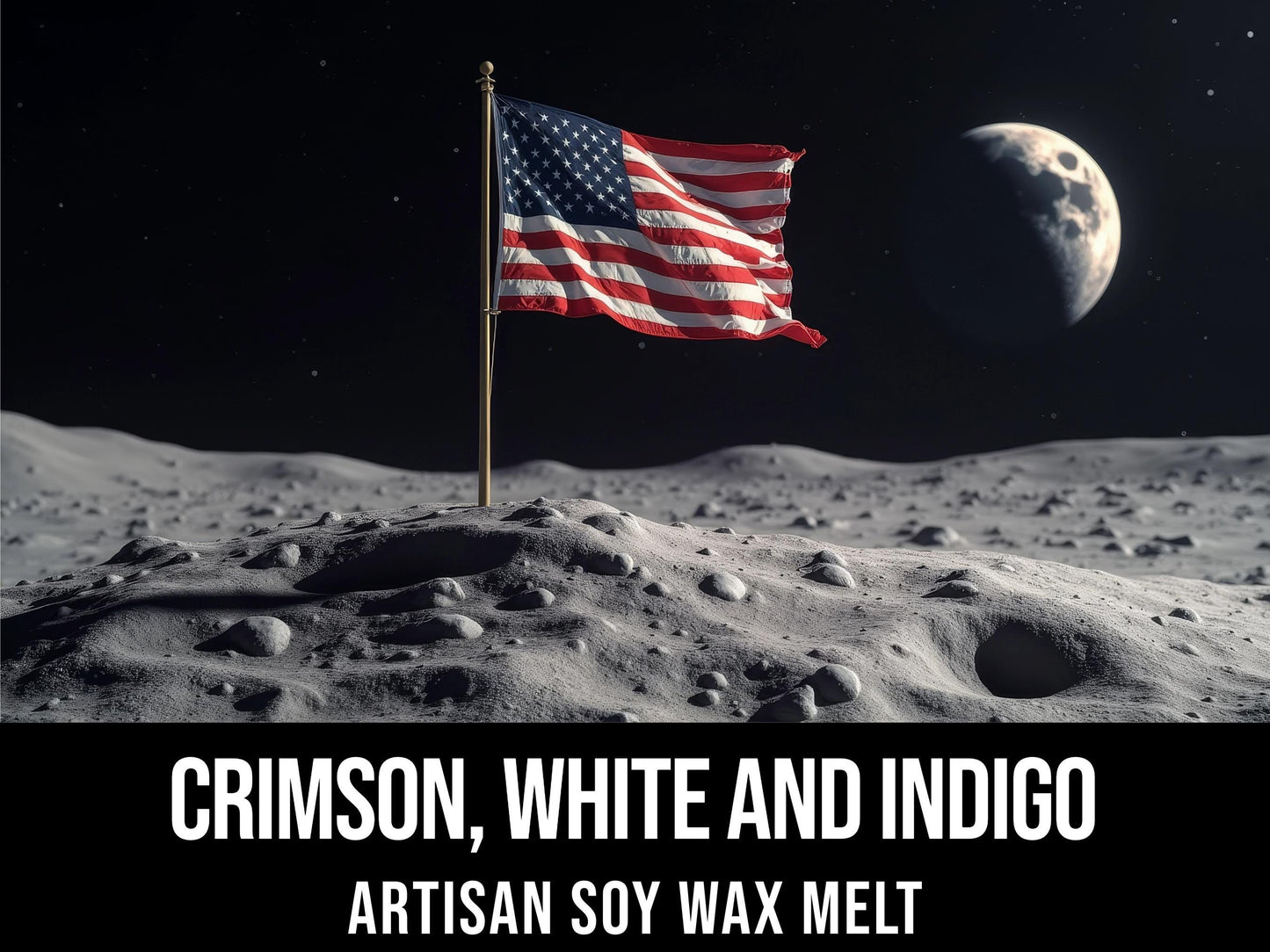 Crimson White And Indigo - Wild Berry, Candy Apple, Lychee 2.4oz Artisan Soy Wax Melts