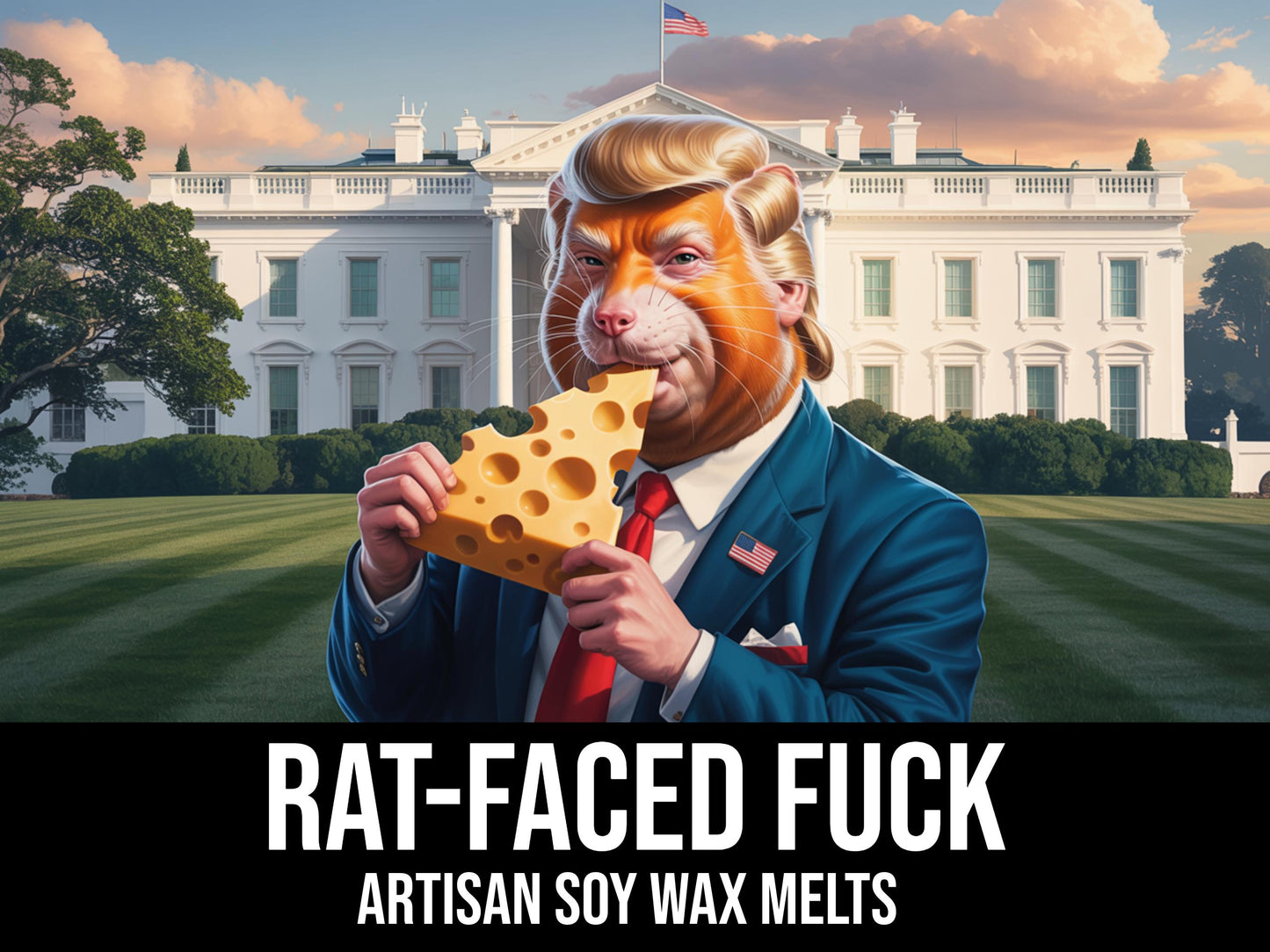 Rat-Faced Fucked - Yuzu, Bergamot, Oakmoss, Satsuma 2.4oz Artisan Soy Wax Melts