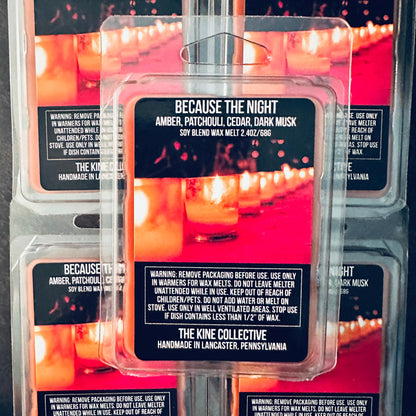 Because The Night - Amber, Patchouli, Cedar, Dark Musk