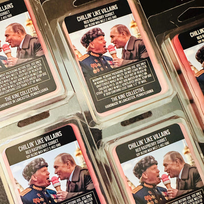 Chillin Like Villains - Red Raspberry Sorbet 2.4oz Artisan Soy Wax Melts