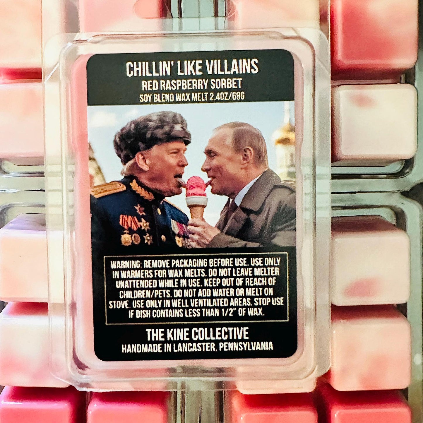 Chillin Like Villains - Red Raspberry Sorbet 2.4oz Artisan Soy Wax Melts