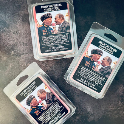 Chillin Like Villains - Red Raspberry Sorbet 2.4oz Artisan Soy Wax Melts