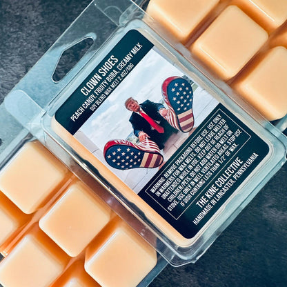 Clown Shoes -  Peach Candy, Fruity Boba, Creamy Milk 2.4oz Artisan Soy Wax Melts