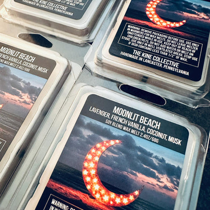 Moonlit Beach - Lavender, French Vanilla, Coconut 2.4oz Artisan Soy Wax Melts