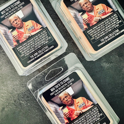 Mai Tai'd To Crime - Mai Tai Cocktail Scented 2.4oz Artisan Soy Wax Melts