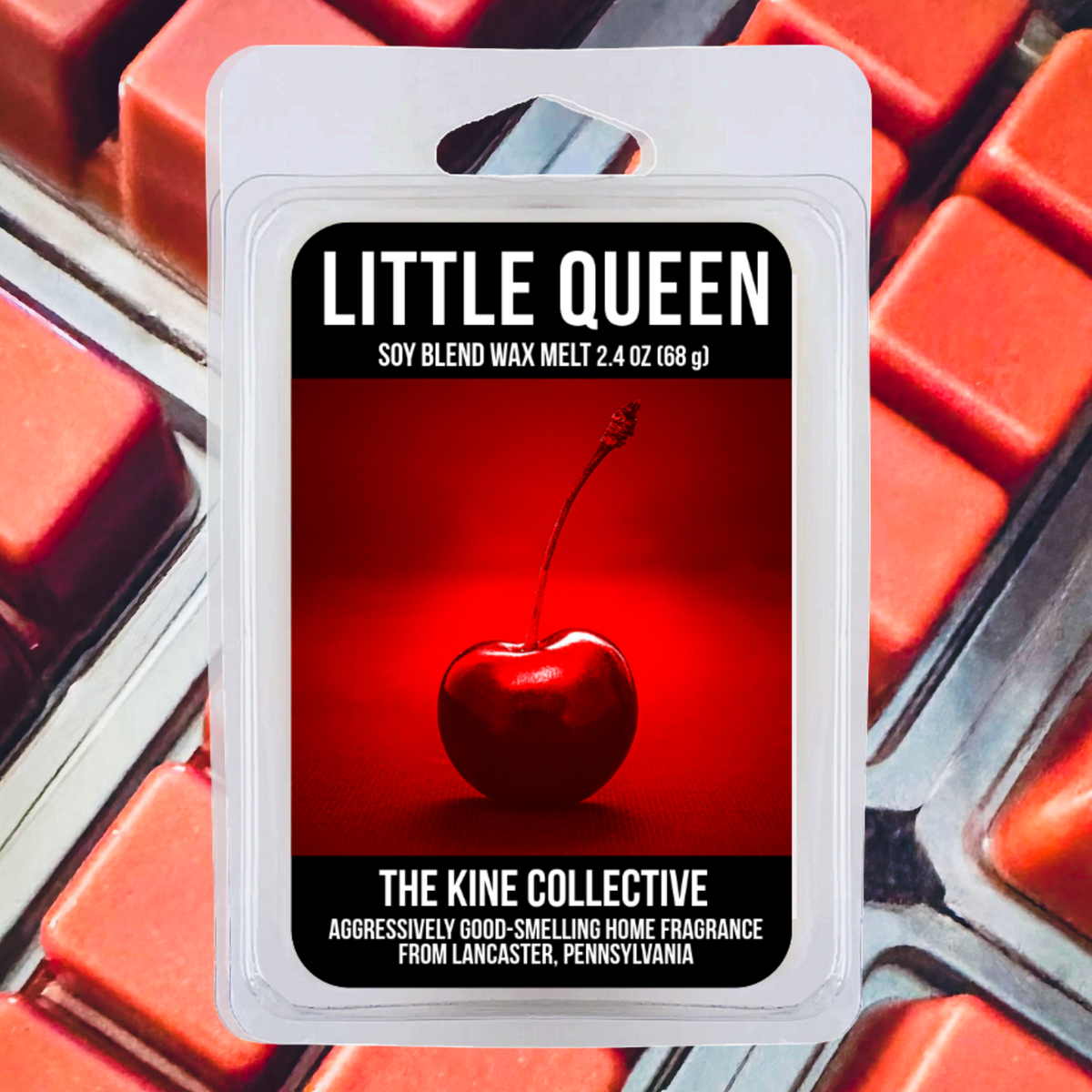 Little Queen 2.4oz Cubed Wax Melts from The Kine Collective
