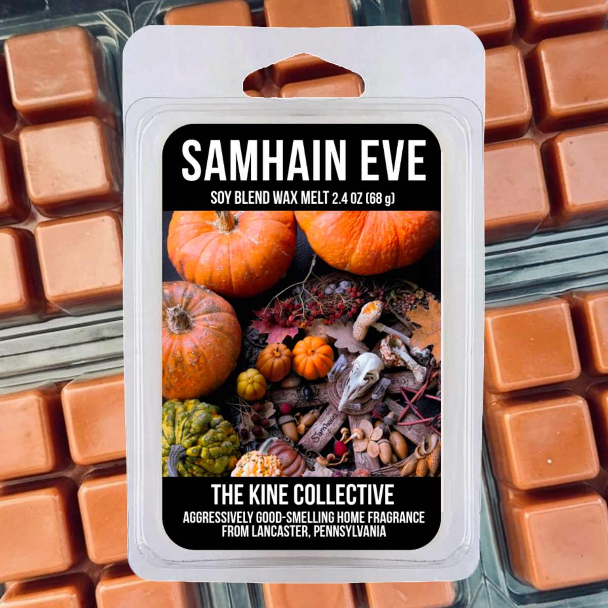 Samhain Eve 2.4oz Cubed Wax Melts from The Kine Collective