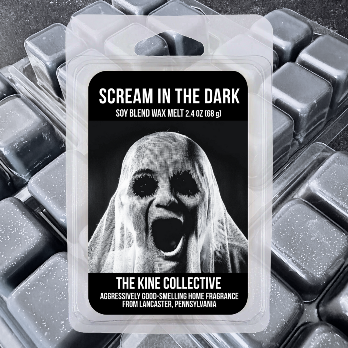 Scream In The Dark 2.4oz Cubed Wax Melts from The Kine Collective