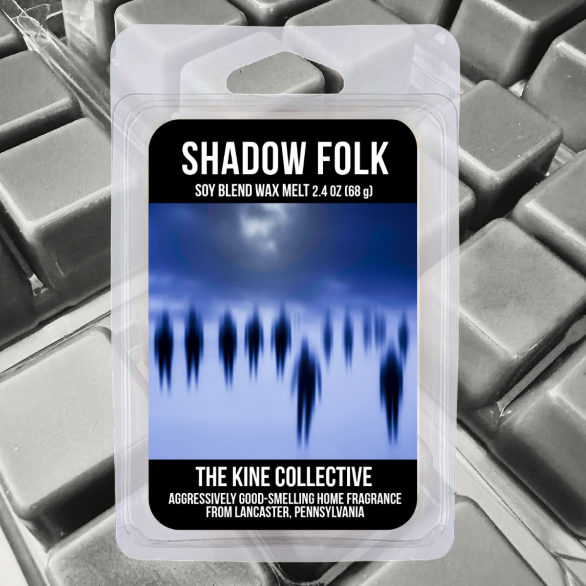 Shadow Folk 2.4oz Cubed Wax Melts from The Kine Collective