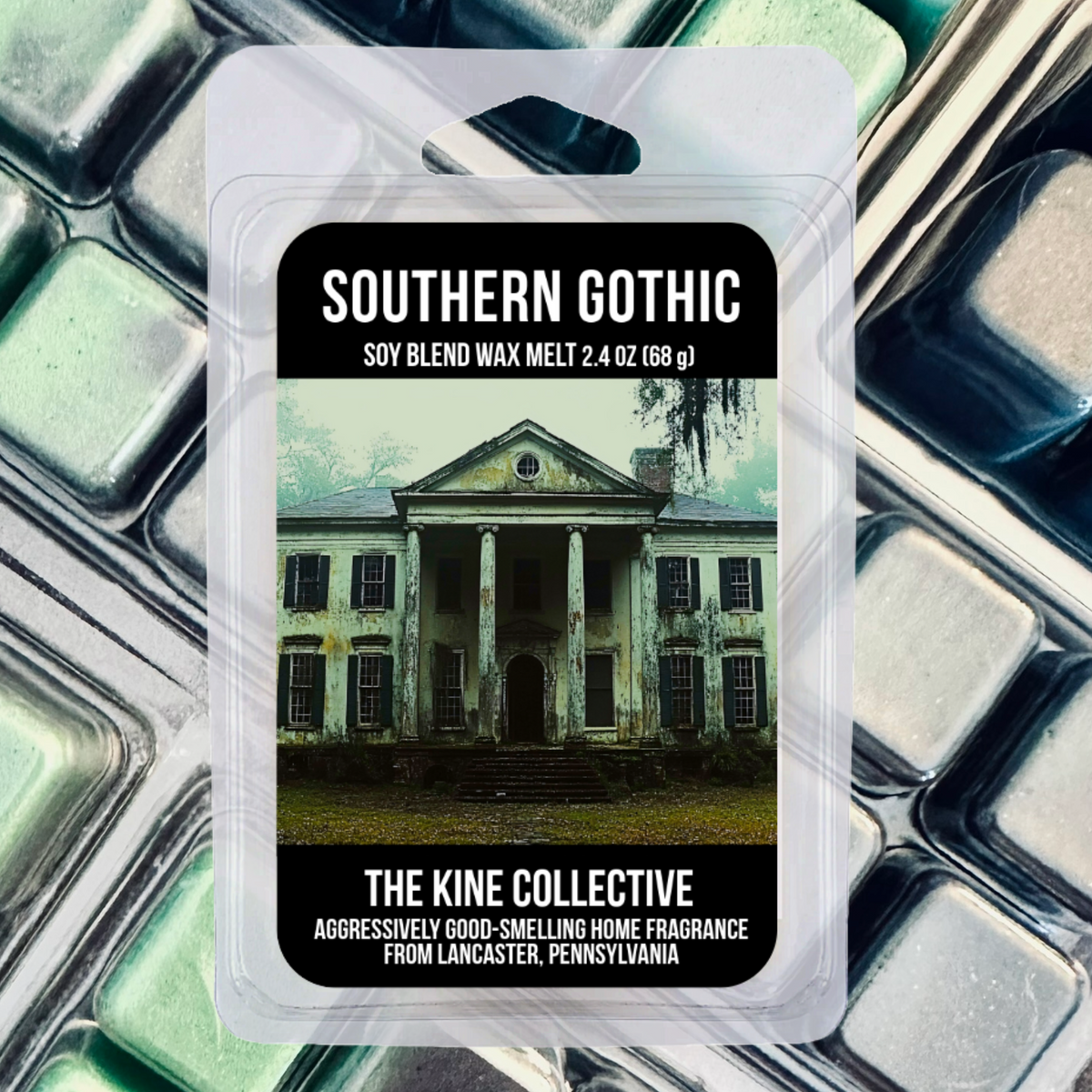 Southern Gothic 2.4oz Cubed Wax Melts from The Kine Collective