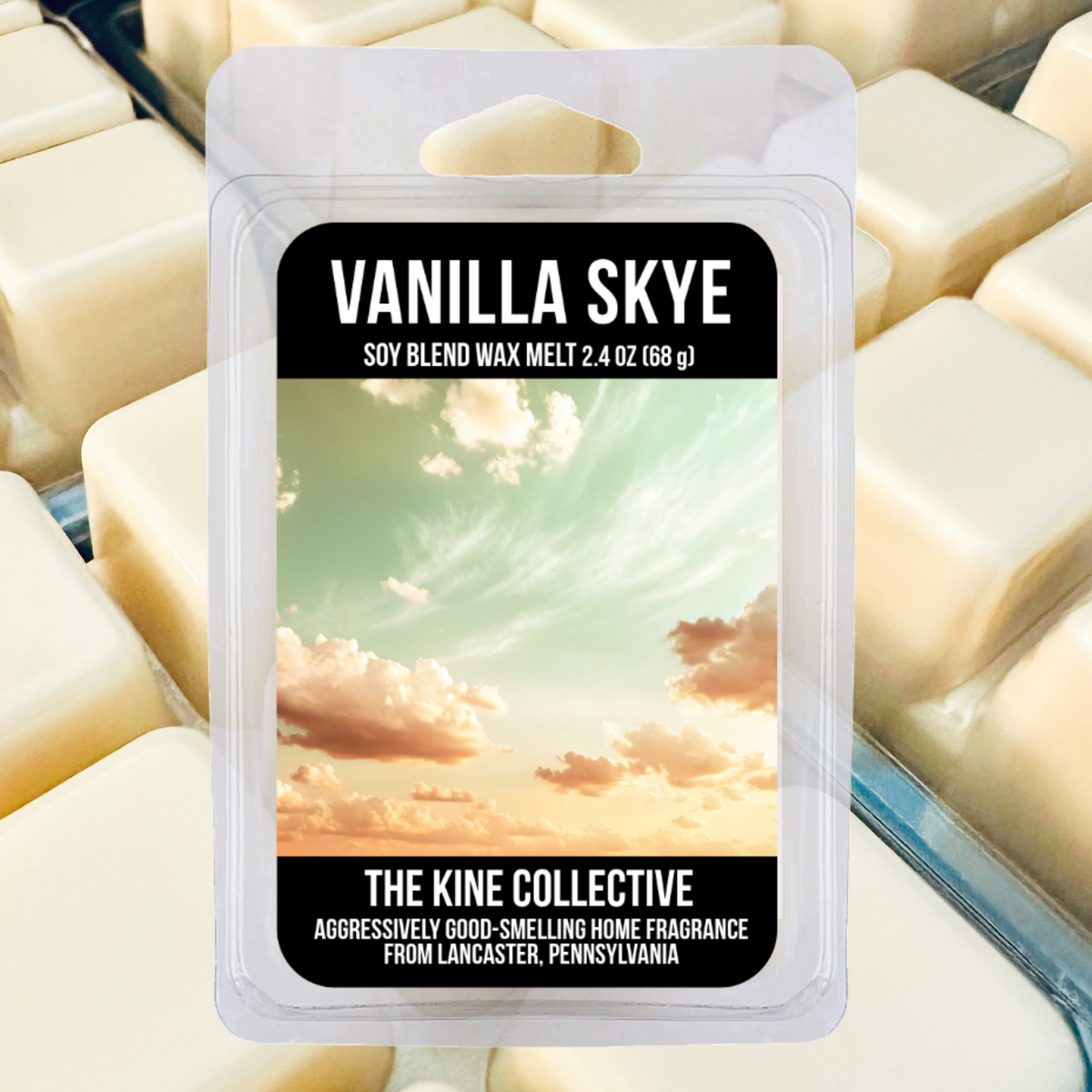 Vanilla Skye 2.4oz Cubed Wax Melts from The Kine Collective